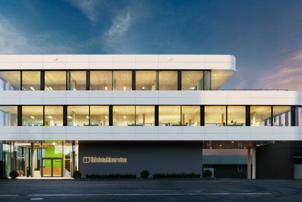 Edelstahlservice Sulz Pfosten Riegel Fassade